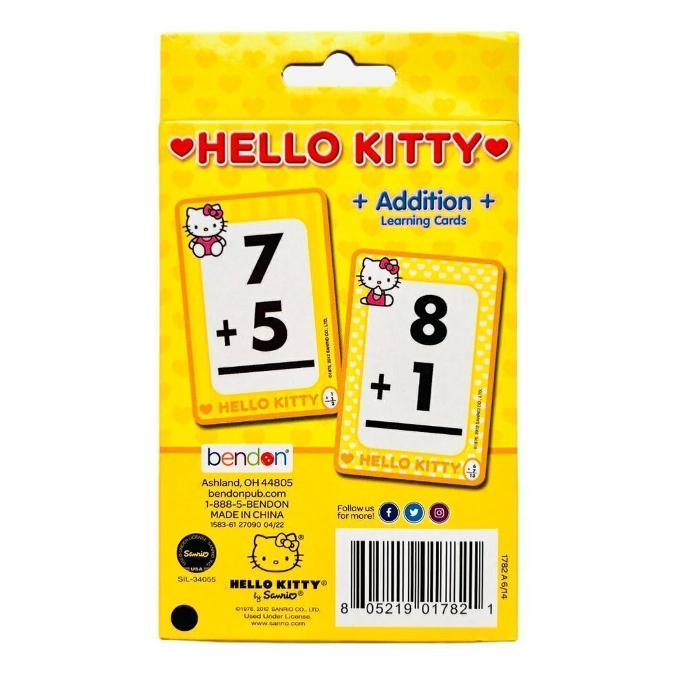 Hello Kitty Math Addition Learning Flash Cards - Picture 2 of 8